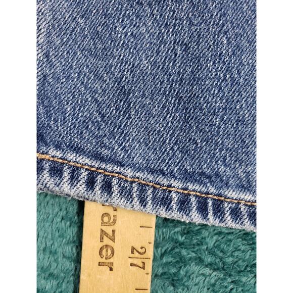 American Eagle Jeans Size 18 Womens Blue Stretch Pants Wide Leg Baggy Stove Pipe - Picture 9 of 14